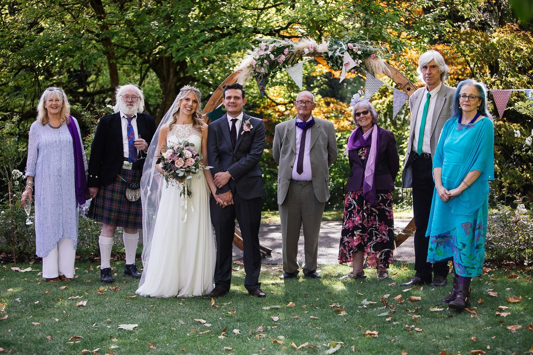 Botanical gardens bath wedding